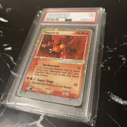2003 POKEMON EX RUBY & SAPPHIRE MAGMAR EX-HOLO 100/109 PSA 7 - Image 3
