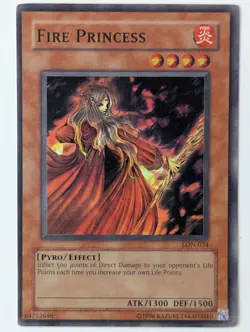 Feuerprinzessin LON-034 Super Rare EN EX YUGIOH - Image 1