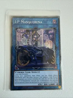 YUGIOH Secret Rare I:P Masquerena RA02-EN042 1st Edition - Image 1