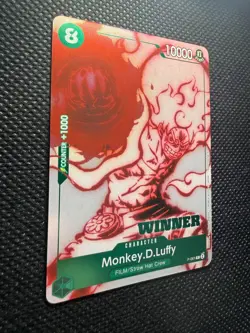 Monkey D. Luffy P-061 ST-11 Uta Deck Battle WINNER Promo One Piece Card Game HP - Image 4