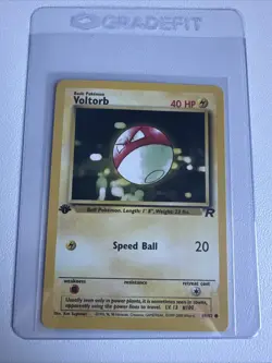 Voltorb 1st Edition Team Rocket 69/82 WOTC Vintage Pokemon - Image 1