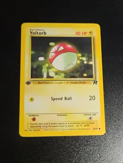 Voltorb 69/82 - 1st Edition Team Rocket Vintage Pokemon Card - NM - Image 1