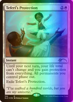 Teferi's Protection - Foil NM - M MTG Secret Lair Drop: Extra Life 2020 - # 164 - Image 1