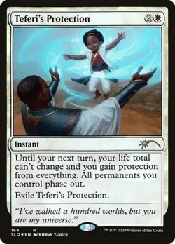Teferi's Protection - Foil NM - M MTG Secret Lair Drop: Extra Life 2020 - # 164 - Image 2