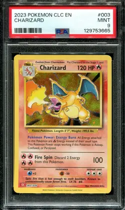 2023 Pokemon Card Classic Collection - Charizard 003/034 CLC PSA 9 MINT! - Image 1