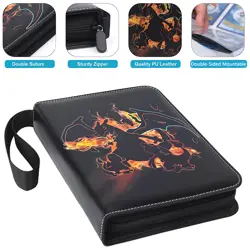 Card Book Holder Binder Album Collection Pocket 400 Trading Pokemon Cards Case - Image 2