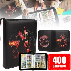 Card Book Holder Binder Album Collection Pocket 400 Trading Pokemon Cards Case - Image 3