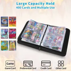 Card Book Holder Binder Album Collection Pocket 400 Trading Pokemon Cards Case - Image 4