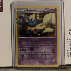 Meowstic RC15/RC32 XY Generations Holo Pokemon Card Radiant Collection - Image 1
