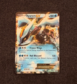 Kyurem EX BW37 Black & White Holo Pokemon Card 2012 Rare - Image 1