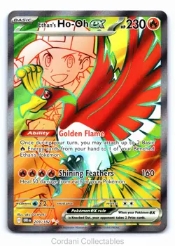 Ethan's Ho-Oh EX 209/182 - Destined Rivals - Pokemon Card - Near Mint - Image 1