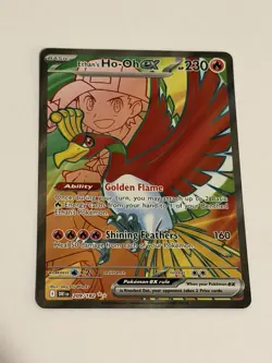 Pokemon TCG Card - Ethans Ho-Oh EX209/182 Full art Destined Rivals NM Condition - Image 1
