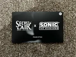 MTG Secret Lair x Sonic NON FOIL Friends And Foes New & Sealed - Image 1