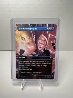 Flash Photography Borderless Final Fantasy Commander MTG NM - Image 1