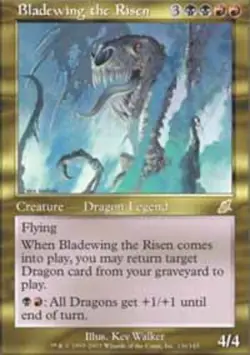 MTG Bladewing the Risen, Scourge, Heavily Played, English - Image 1