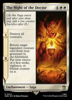 MTG The Night of the Doctor - Foil, Doctor Who, Lightly Played, English - Image 1