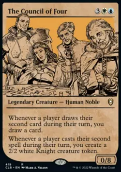 The Council of Four (419/1023) Commander Legends Battle for Baldur's Gate NM - Image 1