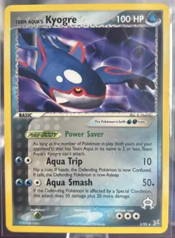 Team Aquas Kyogre 3/95 Pokemon Team Magma vs Team Aqua Regular Non Holo NM Rare - Image 1