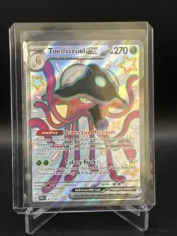 Toedscruel EX - Paldean Fates - 213/091 - Shiny Ultra Rare - NM - Pokemon TCG - Image 1