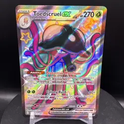 Pokemon TCG Toedscruel EX 213/091 Shiny Ultra Rare Sv: Paldean Fates - Image 1