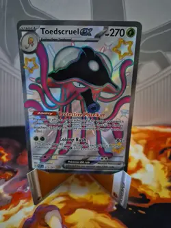 Pokemon TCG Toedscruel ex Scarlet & Violet: Paldean Fates 213/091 Holo Shiny... - Image 1