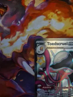 Pokemon TCG Toedscruel ex Scarlet & Violet: Paldean Fates 213/091 Holo Shiny... - Image 3