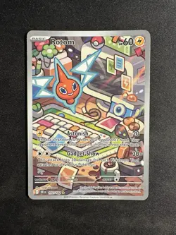 Rotom 197/182 Illustration Rare Destined Rivals Pokemon Card 2025 NM - Image 1