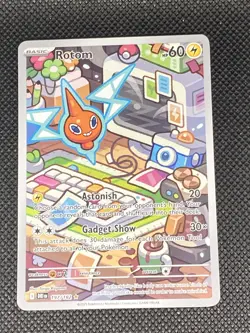 Rotom 197/182 Destined Rivals Full Art Illustration Rare Pokemon Card TCG - Image 1