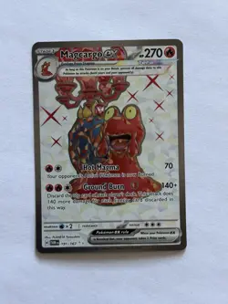 Magcargo EX 191/167 Full Art Holo Twilight Masquerade Ultra Rare Pokemon TCG - Image 1