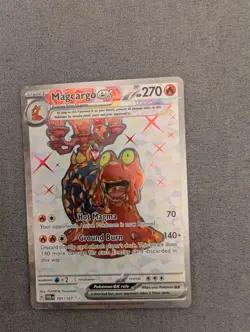 Magcargo ex 191/167 Twilight Masquerade Full Art Ultra Rare Pokemon TCG Card NM - Image 1