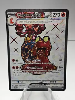 Pokemon TCG Twilight Masquerade Magcargo ex 191/167 Ultra Rare - Image 1
