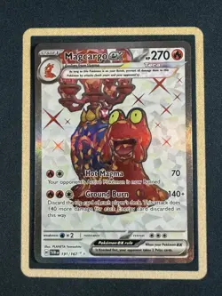 Pokemon TCG - Magcargo ex - TWM 191/167 Twilight Masquerade - Ultra Rare - Image 1
