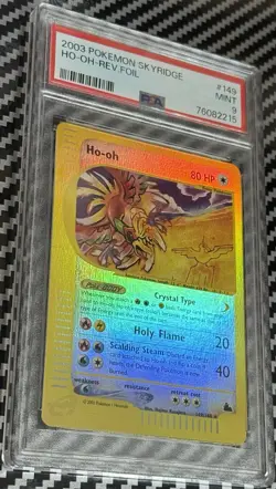 2003 Pokemon Skyridge # 149 Ho-Oh Reverse Foil PSA 9 Card MINT! Trusted Seller! - Image 2