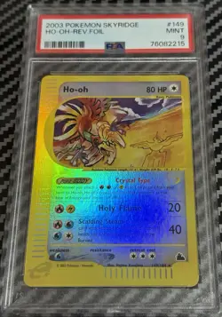 2003 Pokemon Skyridge # 149 Ho-Oh Reverse Foil PSA 9 Card MINT! Trusted Seller! - Image 4