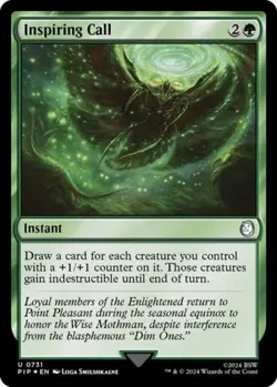 Inspiring Call (Surge Foil) -Foil Light Play MTG Universes Beyond: Fallout - Image 1