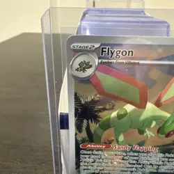 Pokemon TCG Flygon 101/094 Phantasmal Flames IR Illustration Rare NM Card - Image 2