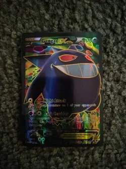 Pokemon Gengar EX Full Art Ultra Rare Holo 114/119 XY Phantom Forces Card NM - Image 1