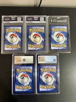 Pokemon Graded Card Lot Universal Grade Flying Pikachu Nidoqueen Espeon - Image 2