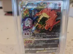 Pokemon TCG Charizard VSTAR SWSH262 Black Star Holo Promo Card - Image 4