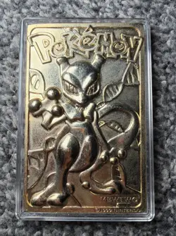 23 K Gold Plated Mew Two Pokemon Card (Nintendo 1999) 23K - Image 1