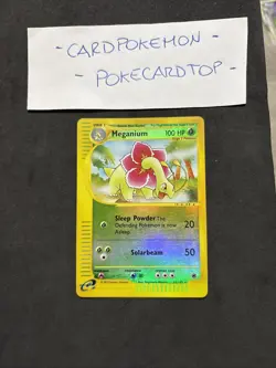 Pokemon Card Meganium 53/165-Holo -Expedition-eng-Exc! - Image 1