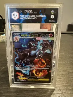 Mega Charizard X ex 110/080 SAR Inferno X M2 JPN Japan Pokemon Card GRAAD 9,5 - Image 1