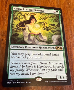 Azusa, Lost but Seeking - M21 - 173 - NM - MTG - Image 1