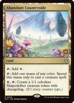 Abundant Countryside [Lorwyn Eclipsed] MTG - Image 1