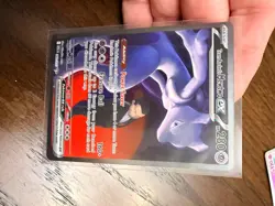 Team Rocket’s Mewtwo ex 281/217 SIR Secret Ascended Heroes Pokemon IN HAND - Image 5