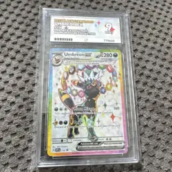 Ace 9 Pokemon Umbreon EX SVP 176 Premium Figure Collection Black Star Promo - Image 1