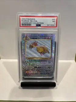 Pokemon Fearow 42/110 Legendary Collection Reverse Holo PSA 7 - Image 1