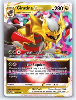 Pokemon TCG - Lost Origin - Giratina VSTAR Holofoil Holo Rare 131/196 - Image 1