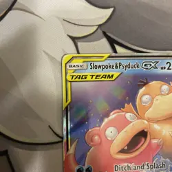 Pokemon Sun and Moon Unified Minds Slowpoke Psyduck GX Tag Team #35/236 MP 2019 - Image 4