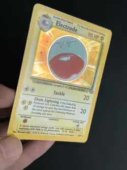 Pokemon TCG Electrode 2/64 Jungle Unlimited Holo Rare LP/MP - Image 3